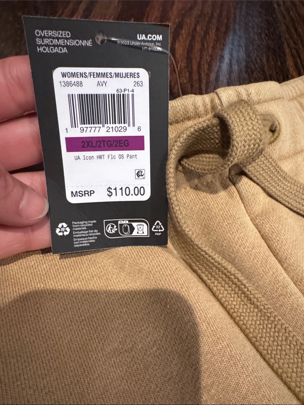 **NWT** Women’s Under Armour Joggers - Picture 3 of 4